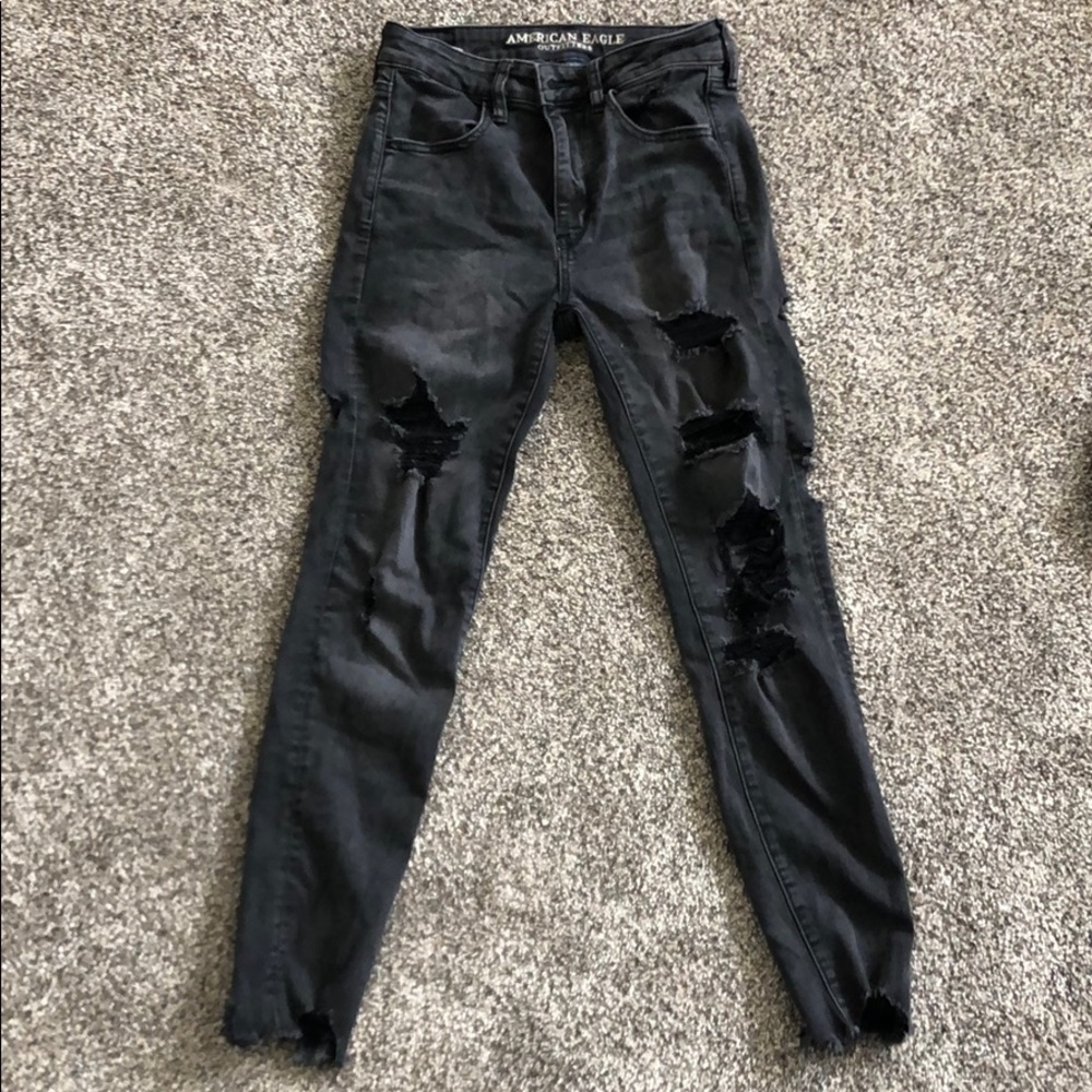 Extra Ripped Black Jeans
